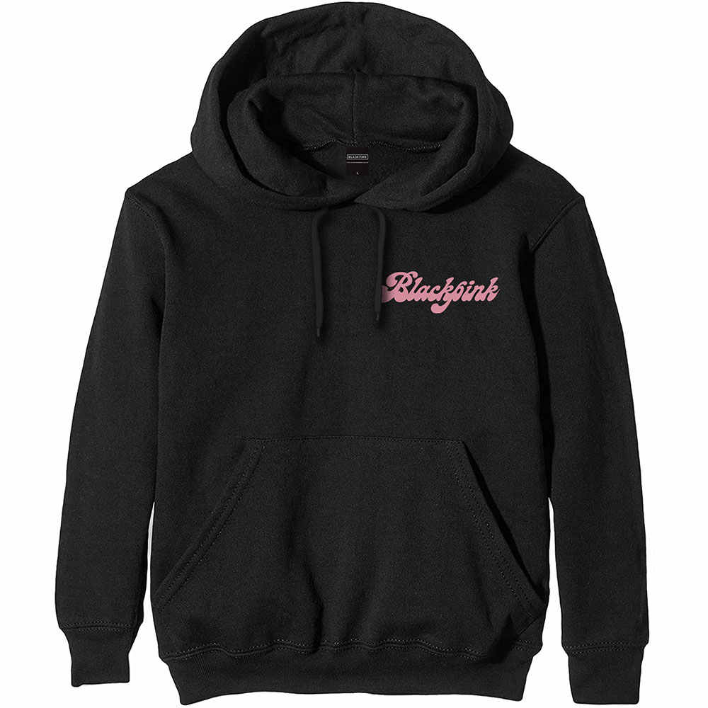 Blackpink Photo Back Kapuzenpullover hoodie Schwarz Attitude Deutschland